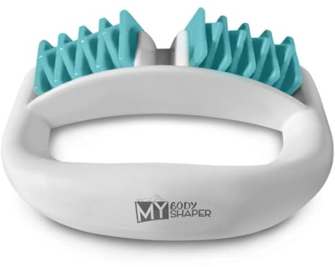 Stephanie Franck Beauty Masajeador Corporal – My Body Shaper para el Masaje Diario de Piernas, Glúteos, Abdomen & Espalda, Rodillo de Masaje Ergonómico para el Cuidado Personal (Turquesa)