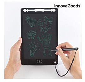 InnovaGoods Magic Drablet - Tablet LCD para Dibujar y Escribir, Color Negro