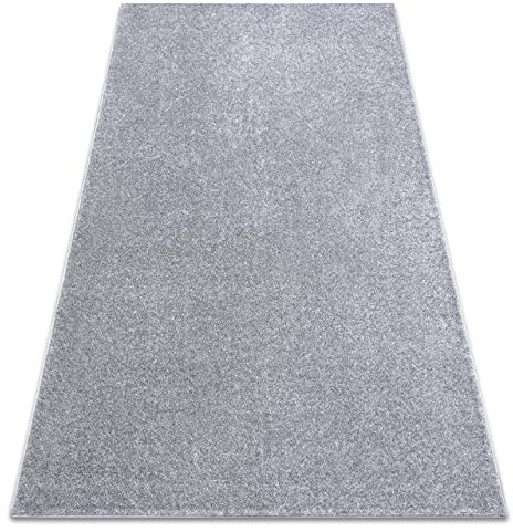 rugsx Teppich Santa FE für Wohnzimmer und Schlafzimmer Silber 200x450 cm