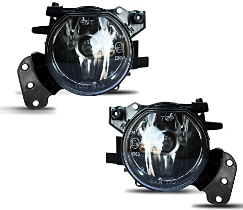Dimljus för BMW 5 Series (E60/E61) 2003-2010 For M-package bumper ett par dimljus Transparent Linse HB4/9006