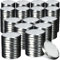 KADAX Schraubdeckel fi82 mm, Twist-Off-Deckel Set aus Metall, Ersatzdeckel für Einmachgläser, Deckel mit 6 Einrastzähnen für Sturzgläser und Einmachgläser (Silber, 200 Stück)