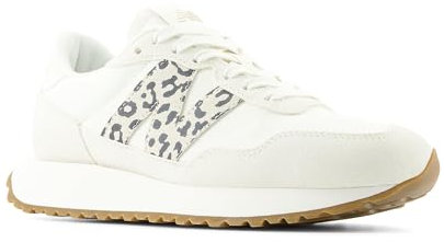 New Balance Damen 237 V1 Sneaker, Größe 45, Meersalz/Schwarz/Gold Metallic, 43 EU