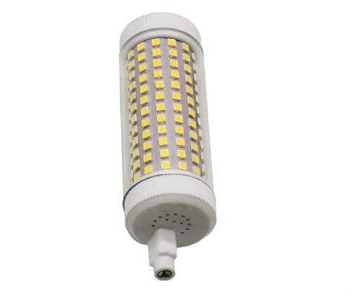Lampada Led R7S dimmerabile da 30 W 118 mm 150 lm/w Lampada tubolare J118 RX7S Lampada alogena equivalente da 300 W AC110V/220V (Color : AC100-130V, Size : COLD WHITE_YES_30W)