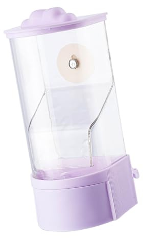 Distributeur automatique de nourriture pour oiseaux - Distributeur de nourriture pour cage - Réduction des déchets - Pour petits oiseaux - Station d'alimentation sûre