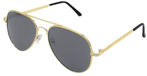 ALLY-MAGIC E9HMKTYJ Lunettes de soleil aviateur polarisées pour homme et femme Cadre en métal Unisexe Conduite Lunettes de soleil avec protection UV400, Cadre doré