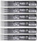 Pilot Frixion Clicker Tintenroller-Patronen, radierbar, Schwarz, 18 Patronen