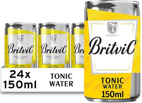 Britvic Indian Tonic Water, 24 x 150ml Can