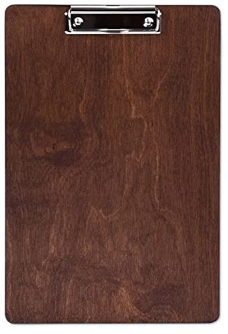 Menüboard Klemmbrett Nature Clasp Dunkel A4