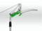 Axis Line Premium Astsäge & Raupenschere Set mit 180° Gelenk, 33cm Sägeblatt, Inkl. 2,20m Zugseil für Gartenpflege