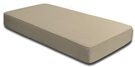 one-home Spannbettlaken Babybett Kinder beige 60 x 120 cm - 70 x 140 cm Jersey Baumwolle
