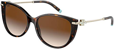 Tiffany & Co. TIFFANY T TF 4178 Havana/Brown Shaded 57/16/140 Damen Sonnenbrillen