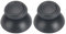 2x Black Analog Thumb Stick Replacements, Compatible with Sony Playstation 5 (PS5) controllers