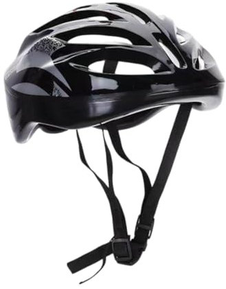 Folpus Skateboardhelm, Rollschuhhelm, Sporthelm, Leichter Fahrradhelm, Fahrradhelm zum Inlineskaten, Radfahren, Schwarz