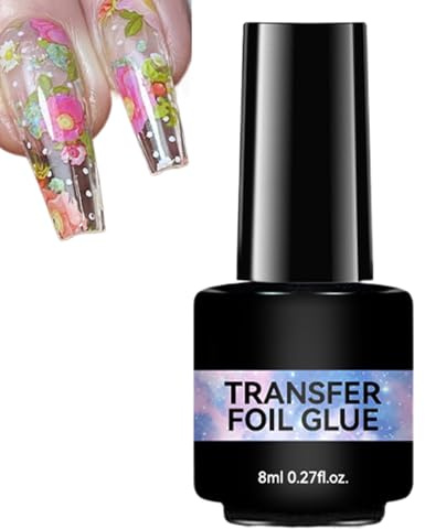 Colla per lamina ungueale: gel adesivo ad alta fissazione da 8 ml, compatibile con lampada UV, decorazione, formula di precisione professionale | unghie, casa, soggiorno, adesivi, donne,