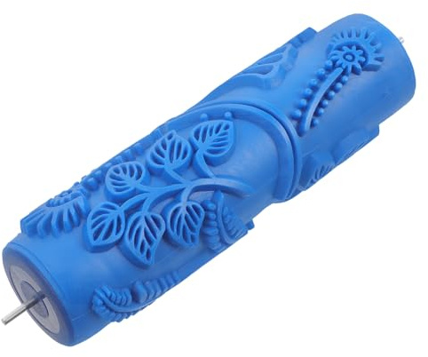 WOFASHPURET Rullo di Gomma per Pittura Decorativa Murale 7 Pollici Texture Fantasia per Pareti, Rullo Strutturato per Pittura a Rilievo Fai da Te, Strumento per Decorazioni Artistiche