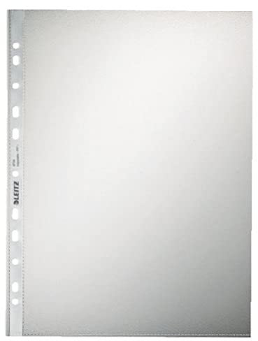Leitz 4704-00-00 Prospekthüllen A4/100my geprägt oben offen PP Inh.100
