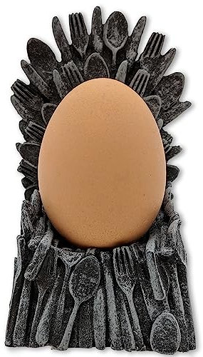 Gift Republic Egg of Thrones Coquetier en céramique Gris