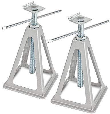 Alu Stützbock Set | L-Profil | 1000Kg Tragkraft | 42cm Höhe | L-Aufnahme (2)