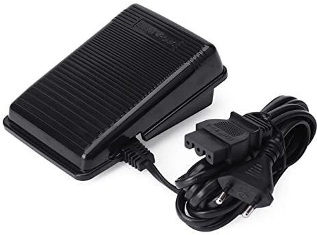 Pédale de Machine à Coudre, Pédale Universale avec Cordon d'alimentation pour Machines à Coudre 220V, Pédale de Commande de Pied de Couture, Commande au Pied électronique