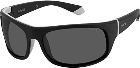 Polaroid Pld 2125/s 08A/M9 BLACK GREY Sunglasses Men's Acetate, Standard, 66