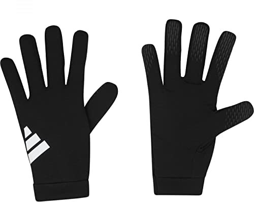 adidas Unisex Goalkeeper Gloves (W/O Fingerspitz) Tiro Gl LGE FP, Black/White/Black, HN5609, Size 6