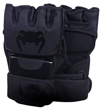 Generic MMA-Handschuhe, Sparring-Ausrüstung, Handschuhe, verschleißfest, druckfest, Boxsack, Kampfsport-Handschuhe für Damen, Herren, Erwachsene, Schwarz