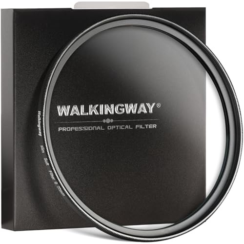 Gångväg 82 mm vit Pro Mist Diffusion Linsfilter Mjuk 0, Drömmande Dimma & Mjuk Glödeffekt Filter för video/Vlog/Porträtt, HD-glas, repbeständig, Ultratunn ram, ingen vinjettering