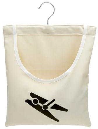 32×28cm Borsa per Mollette da Bucato con Gancio Porta Mollette Bucato da Esterno Sacchetto Portamollette Tessuto Cestino Porta Pinzette Bucato Sacchetto per Mollette Picchetti Organizer Uso Interno