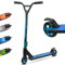 MEE GOO Pro Freestyle Stunt-Scooter ABEC-10 Kugellager, Trick-Scooter aus leichter Legierung mit Rad aus Aluminiumlegierung, Rahmen bis zu 100 kg für Fortgeschrittene und Anfänger, Skatepark, Blau