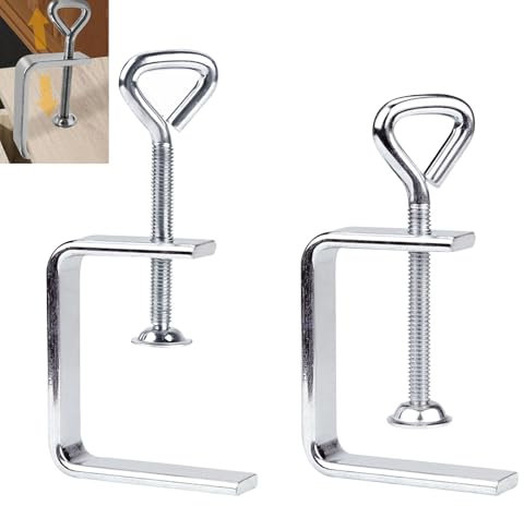 Morsetto a C ad Alte Prestazioni - Larghezza Regolabile per Lavori in Tavolo, a Vite con Fissaggio