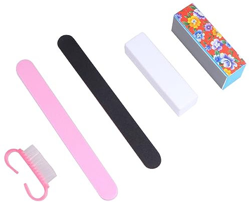 HAPINARY 10piezas Limas De Uñas De Manicura Pulidor De Uñas Naturales y Postizas Para Mujeres