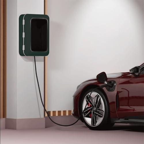 UrbanUp Borne de Recharge Bornes de Recharge Murales, Support Verrouillable pour Boîtier de Recharge pour Véhicules Électriques, Support Amélioré pour Câble de Recharge(Green)