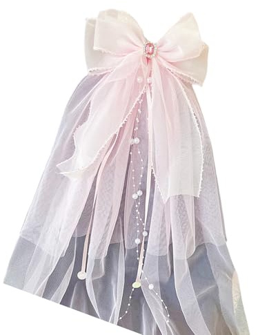 Velo cattolico per comunione con velo per capelli in tulle bianco, per Pasqua ed eventi di nozze, leggero, per bambini