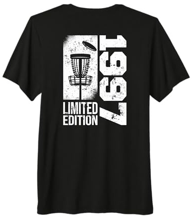 DiscGolf Disc-Golf-Joueur Anniversaire né en 1997 Disc-Golf T-Shirt Haut de Gamme
