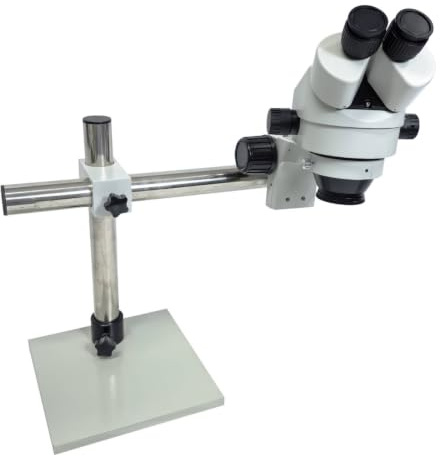 Qianly Microscopio Aumento Progresivo Continuo Profesional Microscopio Binocular con Soporte Laboratorio Estereomicroscopio para Joyeros