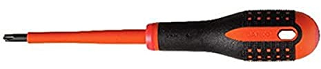Bahco BE-8520S Ergo Ph-2 Insulated Screwdriver with Combi Tips Slotted, Multi-Colour, 222 mm