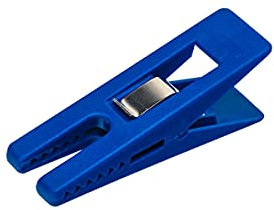 DIYexpert® 24 mollette da bucato Sturm 70 x 20 mm, mollette multiuso – Made in Germany, blu