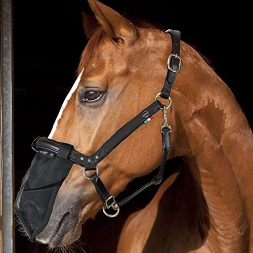 Horses Antimosche Naso Nose Guard, Leggera e Traspirante,Maglie Fini con Orecchie in Tessuto Forato per Protezione da Mosche e Moscerini, Concepita per la Protezione Ottimale del Cavallo