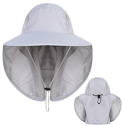 TAGVO Sombreros de Pesca, Gorros de Pescador con Protección UPF 50+, Sombrero de Pescador para Hombre Mujer, Sombrero de Sol con protección Cuello, Cámping Excursionismo Caminando