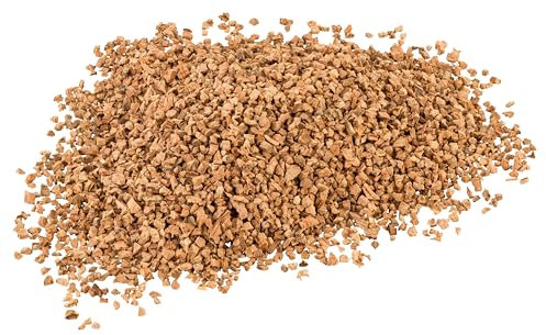 Granulato di quercia da sughero [circa 3 mm] – Sughero per la decorazione di presepi, paesaggi modellistici e mondi in miniatura – Granulato di sughero per accessori e modellismo