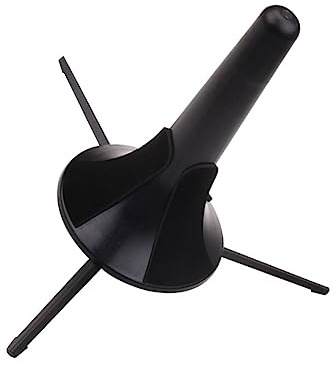 LALADEFIEE Portable Foldable Black Trumpet Tripod Stand Bracket Holder Support with Foldable Legs for Band Performances and Music Practice