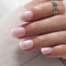 GZMAYUEN 24 Stück Press on Nails Quadratische Kurz, Französische Weiß Nails zum Aufkleben Fake Nail Künstliche Fingernägel Kurz für Frauen und Mädchen