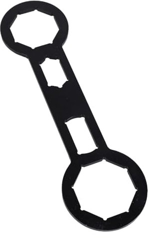 Zktfyshk Outils, Double Chambre Moto Fourche Caps Clé pour 49mm 50mm 46mm Moto 8Point Show MX Fourches Caps Haute Durabilité Outil