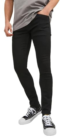 JACK & JONES Liam Original AKM 773 Skinny Fit Jeans-W32-34L (Black)