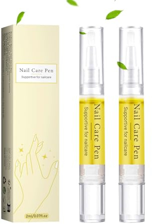 ROSEYE Nail Care Pen - Das Original,2 StüCk Stift Zur Nagelpflege,NagelöL Cuticle Oil Pen,NagelhautöL FüR NäGel Mit NatüRlichen TeebaumöL und Honig - Nail Pflege Nagelhautpflege Nail Care(4ml)