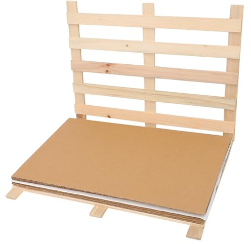 TOYANDONA Pince en Bois pour Herbier avec Papier Absorbant Grand Format 30X40 CM 1 Ensemble pour Fabrication de Spécimens Botaniques Support pour Presse à Fleurs et Activités Artistiques