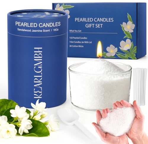 Manualidades Regalos Set,Kit para Hacer Velas Aromaticas,Velas Perfumadas