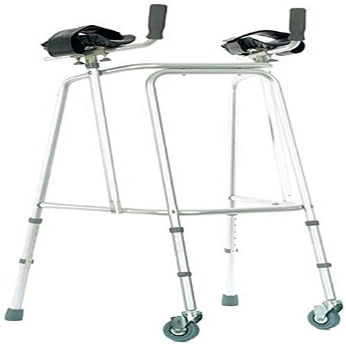 NRS Healthcare Walking Frame with Forearm Trough Supports and Wheels