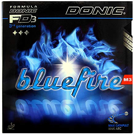 Donic Bluefire M3 Revêtement de tennis de table, Schwarz, max.