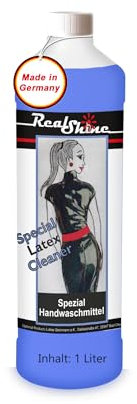 Optimal Products Special Latex Cleaner 1 l I Lessive de soin en latex avec brillance I nettoyant pour latex sans odeur végétalien I Lessive spéciale pour vêtements en latex I également nettoyant pour caoutchouc et cuir synthétique